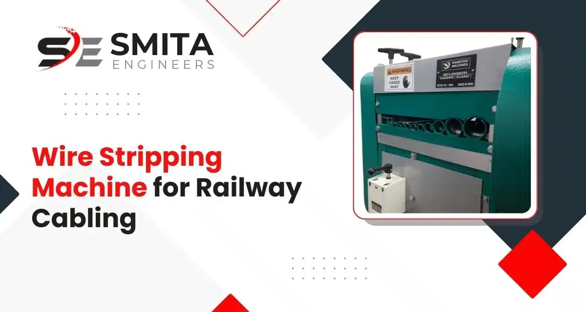 Wire Stripping Machine For Railway Cabling